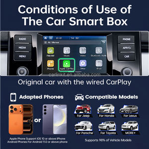 Caja de Video para Auto con <span class=keywords><strong>Android</strong></span> <span class=keywords><strong>12</strong></span>, <span class=keywords><strong>Carlinkit</strong></span> CP2A Pro, 16GB, Compatible con <span class=keywords><strong>Android</strong></span> Auto, YouTube, CarPlay, Netflix, Conexión Ininterrumpida - Product Image 3