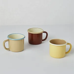 Phổ biến thiết kế tùy chỉnh màu sắc mặt hàng Quà Tặng drinkware Bán Buôn Đồ đá sữa Cappuccino Espresso Tea Cup tùy chỉnh gốm cốc cà phê