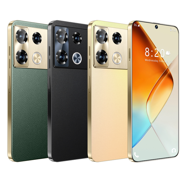 Smartphones Note40 Pro 16gb+1gb 48MP+108MP Global Version Rugged Big Screen HD LCD Unlocked LTE 7.3Inch 5G Smartphone