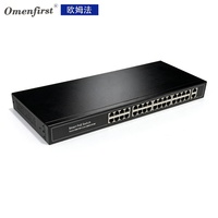 Switch PoE 32 Port 10/100Mbps dengan 2 Uplink Gigabit, IEEE 802.3af/at, Tidak Terkelola, Backplane 16Gbps, Plug and Play untuk Kamera IP