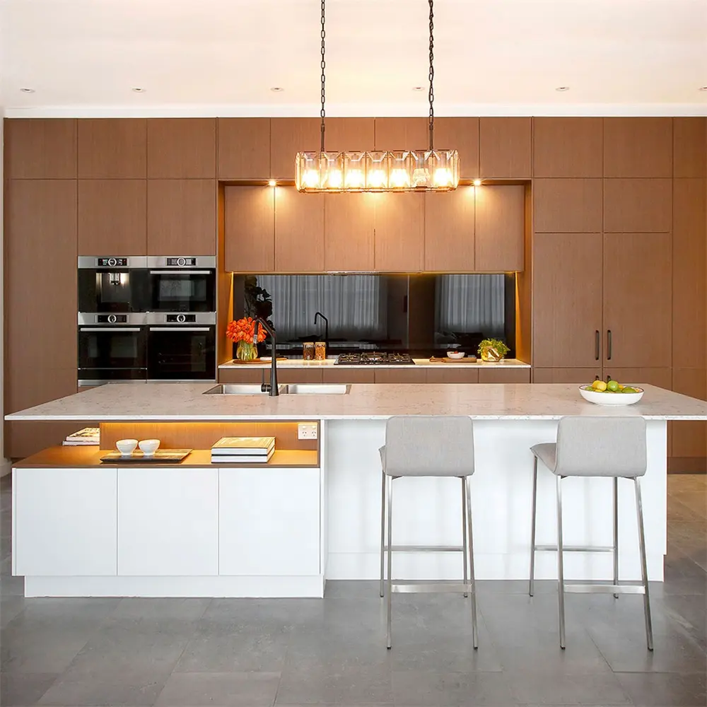 PA new arrival modern design melamine pantry kitchen cabinet unit