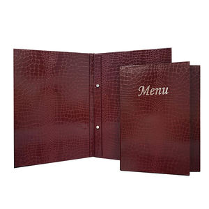 Cubierta de Menú para Restaurante, Tapa Dura, con Encuadernación de Espiral, para Menús de Restaurante, Venta al Por Mayor - Product Image 1