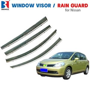 Visera para Ventana de Coche, Protector de Lluvia, Deflector de Viento para Nissan Tiida, Juego Premium para Protección y Comodidad - Product Image 1