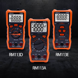Mestek — multimètre numérique RM113A, multimètre NCV, 2000 points, <span class=keywords><strong>HFE</strong></span> AC/DC, mesure de tension avec rétro-éclairage lumineux - Product Image 2