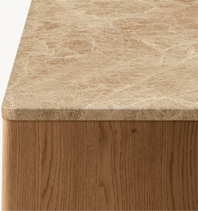 Mesa de centro de lujo de gama alta de madera maciza estilo americano RH - Product Image 5