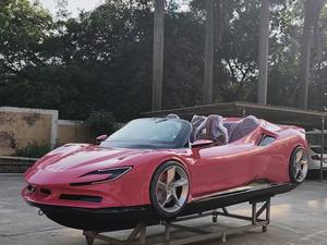 Hot <strong>Sale</strong> Modern Floating Jet Car Boat Water Sports Jet Ski Car Boat Supercar - Product Image 2