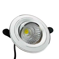 Spot LED personnalisé en aluminium 7w Spot encastrable au plafond blanc au design moderne pour bureau à domicile