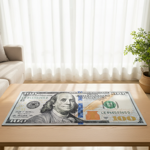 Tapis d'argent en forme de logo personnalisé, tapis découpé à l'emporte-pièce avec motif rectangulaire, prière en peluche, hauteur, fabriqué à la machine pour chambre à coucher, salle de bain et cuisine - Product Image 6