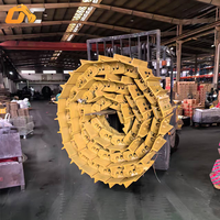 OC PARTS Ensemble de maillons de chenille pour mini-excavatrice 201-32-00200 pour Komatsu PC56, Pièces de train de roulement de chenille, Groupe de chaînes de chenille