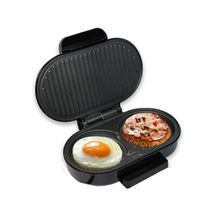 Mini máquina sándwich Panini para el hogar, plancha eléctrica de 220V, máquina para hacer hamburguesas, bistec, sartén, cocina de huevos, 750W - Product Image 2