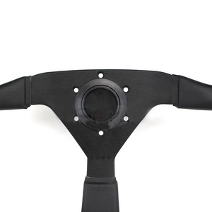<span class=keywords><strong>Volant</strong></span> sport dérive en cuir 14 pouces modifié V1 modèle 320i personnalité de la voiture dérive style de voiture de sport - Product Image 3