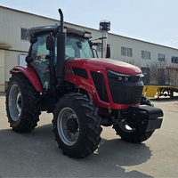 Equipo agrícola Trator New Chinese 260hp Large Horse Agricola 4x4 80hp 100hp 120hp 180hp Tractores para granja usados