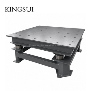 Plateforme vibrante électrique haute fréquence pour le compactage du béton, table vibrante pour la fabrication de pavés et de moules préfabriqués - Product Image 1