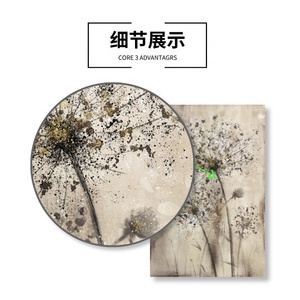 ภาพวาดบนผ้าใบลายดอกแดนดิไลออน งานศิลปะตกแต่งผนังสไตล์อเมริกันย้อนยุค วาดด้วยมือ สำหรับตกแต่ง ขายส่ง - Product Image 2