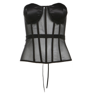 Nuova Collezione 2026: Corsetto Bustier da Donna, Stile Slim Street Fashion, Senza Schienale, Top Avvolgente - Product Image 1