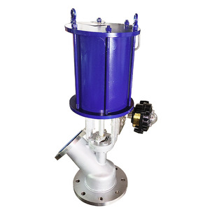 Válvula de descarga neumática de acero inoxidable 304 DN400 tipo compuerta de operación manual para uso general - Product Image 2