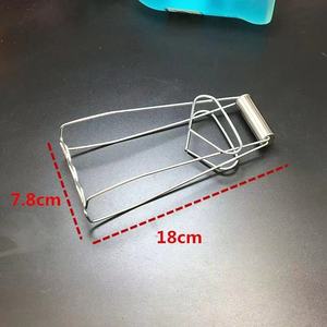 Stainless Steel Plate And Bowl <b>Tongs</b> Kitchen Utensil For <b>Serving</b> Dishware With Gold Trim Design - Product Image 4