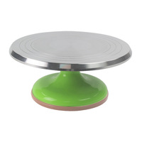 Support à gâteau en métal robuste outils de cuisson Table tournante Table rotative support à gâteau support rond rotatif gâteau