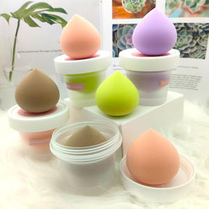 Vente en gros, Logo personnalisé, mélangeur de pêche, pain vapeur, beauté, <span class=keywords><strong>maquillage</strong></span>, poudre d'œuf, <span class=keywords><strong>éponge</strong></span> - Product Image 1