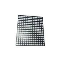 Diffuseur de carreaux d'œufs portable, 600mm X 600mm, avec ventilation de cage, noir, panneaux lumineux