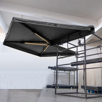 Auvent de camping 4x4 tout-terrain extensible à 270 degrés, 2,5 m, grand espace, avec tiges en aluminium, autoportant, pour côté de voiture