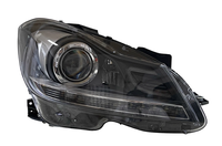 Phare LED SJC pour Mercedes-Benz Classe C W204 C180 C200 2012-2014, pièce automobile Plug and Play, feux avant de circulation