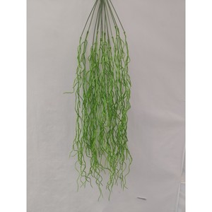 Planta Artificial Verde para Colgar en la Pared, de 30cm-100cm, Enredaderas de Sauce Llorón de Plástico, Arte Floral Decorativo - Product Image 1