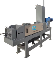 Équipement de déshydratation du fumier de vache à grande échelle et haute productivité, déshydrateur par extrusion, presse à vis, moteur pour fermes laitières ECO-ORIGIN