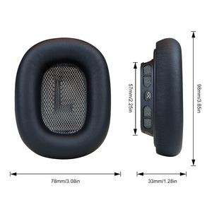 Housse de coussin d'oreille en peau de mouton de remplacement Coussinets d'oreille en peau d'agneau pour <span class=keywords><strong>casque</strong></span> <span class=keywords><strong>Apple</strong></span> <span class=keywords><strong>Airpods</strong></span> <span class=keywords><strong>Max</strong></span> Gen 2 2024 - Product Image 3