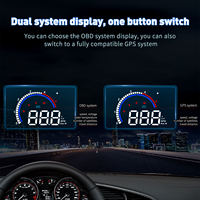 Afficheur numérique HUD universel M13 Plus GPS pour pare-brise, affichage de la vitesse USB pour voitures, électronique automobile OBD2