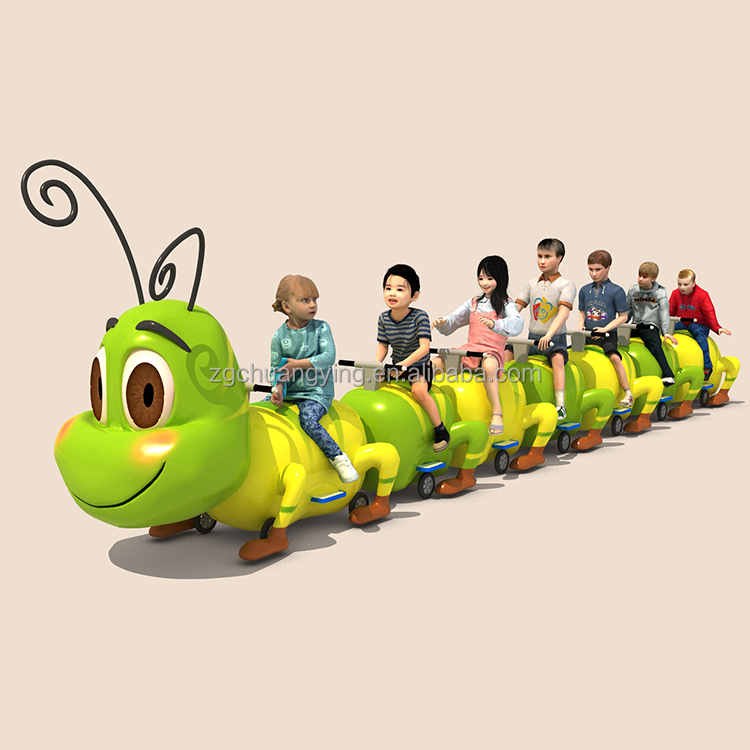 Outdoor Playground Happy Train Amusement Park