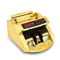 Compteur de billets couleur or UV/MG 0288 compteur de billets de banque Machine de comptage d'argent, Machine de détection de dollar américain
