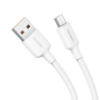 Kabel USB Mikro USAMS Original Berkualitas Tinggi 2A Pengisi Daya Ponsel Kabel Data Sinkronisasi USB 1m