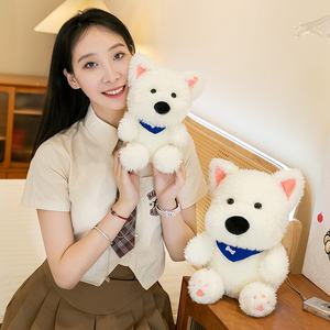 Écharpe bandana personnalisée avec logo imprimé, broderie, peluche douce, mascotte de chien West Highland White Terrier <span class=keywords><strong>Westie</strong></span> - Product Image 6