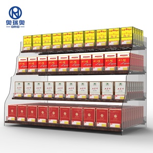 Présentoir à cigarettes en forme d'échelle, multi-niveaux, automatique, en plastique PVC transparent, capacité maximale 10000, présentoir à tabac pour la vente au détail ORIO - Product Image 5