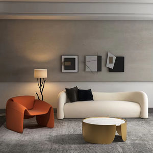 Ensemble table basse moderne et minimaliste italienne table d'appoint en fer métallique pour mère et enfant pour la maison table à thé de salon - Product Image 3