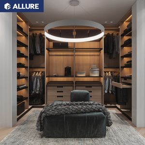 Allure custom porta <span class=keywords><strong>scorrevole</strong></span> francese singola 5 porta in vetro <span class=keywords><strong>armadio</strong></span> in legno design india in camere da letto - Product Image 5