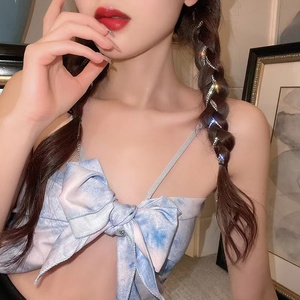 Q&amp;Y New Bling Long Diamond Head Chain Hairpin Popular <strong>Hair</strong> Accessories Luxury Rhinestone Tassel <strong>Hair</strong> Chain Braided <strong>Hair</strong> <strong>Band</strong> - Product Image 6