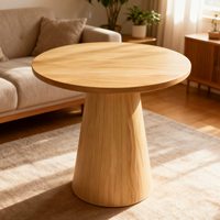 Ensemble de table basse moderne en bois massif de style nordique avec un nouveau design d'angle de style chinois, table d'appoint pour salon, meubles