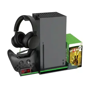 Vendita all'ingrosso controller di gioco del basamento dobe-TYX-1622 dobe per Xbox Series X dock di ricarica multifunzione con negozio 10 scheda di gioco supporto per cuffie gancio controller batteria