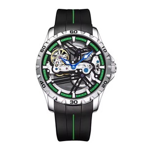 Montre mécanique automatique squelette AILANG 6021 pour homme, étanche double face 3 ATM, sportive et décontractée, pour le dropshipping - Product Image 1