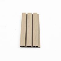 Revêtement extérieur moderne en WPC co-extrudé ASA, résistant à la décoloration, panneaux muraux en composite bois-plastique de haute qualité