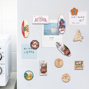 Nevera magnética de viaje de madera MDF popular de alta calidad estilo playa del fabricante - Product Image 6