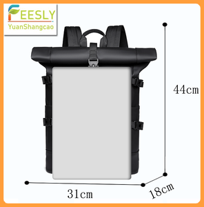 Sac à dos pour ordinateur portable 2025 à fermeture roll-top, grande capacité, imperméable et résistant aux rayures, pour étudiants et professionnels (hommes et femmes) - Product Image 3