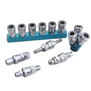 2/3/4/5 Way Multi Pneumatic Connector Verteiler Luft schlauch Schnell kupplung Stecker buchse Kupplung - Product Image 5