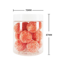 LovSens Gommage Corporel Hydratant en Forme de Bonbon aux Fruits, Billes de Gommage Naturelles pour le Bain, Nettoyant pour Tous Types de Peau