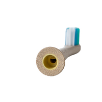 Poils souples biodégradables écologiques, en bois et bambou, pièces, tête de brosse à dents électrique