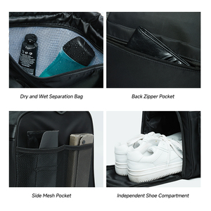 <span class=keywords><strong>Sac</strong></span> <span class=keywords><strong>de</strong></span> <span class=keywords><strong>sport</strong></span> 40L pour arts martiaux <span class=keywords><strong>MMA</strong></span> BJJ avec compartiment à chaussures et poche humide, grand <span class=keywords><strong>sac</strong></span> à dos d'entraînement sportif - Product Image 2