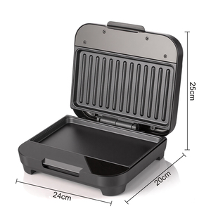 เครื่องทำสเต็ก RAF รุ่น De Filetes 750w บาร์บีคิว เคลือบสารกันติด พร้อมระบบทำความร้อนสองด้าน คุณภาพสูง ถาดอบแซนวิช เครื่องทำสเต็ก - Product Image 3