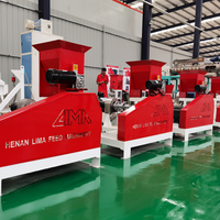 Machine d'extrudeuse d'aliments pour poissons | Machine de fabrication d'aliments pour poissons flottant | Machine de fabrication de granulés d'aliments pour poissons crevettes